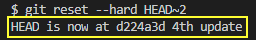 git reflog reset too far