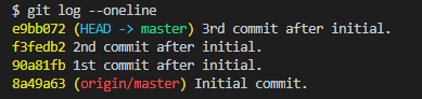 Three commits